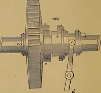 An illustration from A short treatise on the designing and construction of gearing and mill-work. Accompanied by an explanation of the construction and use of the odontograph of Prof. Willis .. (1873)
