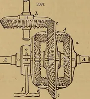 An illustration from A short treatise on the designing and construction of gearing and mill-work. Accompanied by an explanation of the construction and use of the odontograph of Prof. Willis .. (1873)