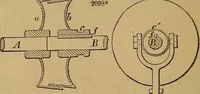 An illustration from A short treatise on the designing and construction of gearing and mill-work. Accompanied by an explanation of the construction and use of the odontograph of Prof. Willis .. (1873)