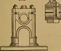 An illustration from A short treatise on the designing and construction of gearing and mill-work. Accompanied by an explanation of the construction and use of the odontograph of Prof. Willis .. (1873)