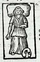 An illustration from Siciliae antiqvae tabvlae littorales latvs orientale Messana : in summo templo tutelae D. Mariae dicato prope sacrarium, iuxta secundum intercolumnium in lapide Granito-Siculo columella bicubitalis aquam lustralem sustinens (1625)