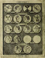 An illustration from Sicilia et Magna Graecia, sive, Historiae vrbivm et popvlorvm Graeciae ex antiqvis nomismatibvs liber primus[-secundus] (1644)