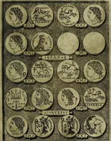 An illustration from Sicilia et Magna Graecia, sive, Historiae vrbivm et popvlorvm Graeciae ex antiqvis nomismatibvs liber primus[-secundus] (1644)