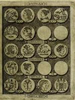 An illustration from Sicilia et Magna Graecia, sive, Historiae vrbivm et popvlorvm Graeciae ex antiqvis nomismatibvs liber primus[-secundus] (1644)