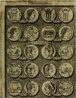 Picture 29 of 51 from Sicilia et Magna Graecia, sive, Historiae vrbivm et popvlorvm Graeciae ex antiqvis nomismatibvs liber primus[-secundus] (1644), leaf 38