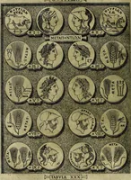 Picture 30 of 51 from Sicilia et Magna Graecia, sive, Historiae vrbivm et popvlorvm Graeciae ex antiqvis nomismatibvs liber primus[-secundus] (1644), leaf 39