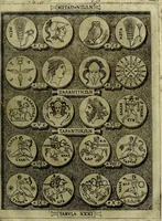 An illustration from Sicilia et Magna Graecia, sive, Historiae vrbivm et popvlorvm Graeciae ex antiqvis nomismatibvs liber primus[-secundus] (1644)