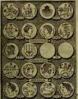 An illustration from Sicilia et Magna Graecia, sive, Historiae vrbivm et popvlorvm Graeciae ex antiqvis nomismatibvs liber primus[-secundus] (1644)