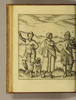 An illustration from Siebende Schiffahrt in das Goldreiche Königreich Guineam, in Africa gelegen, : so sonsten das Goldgestadt von Mina genan[n]t wird, welches von den Portugalesern vngefähr vor 200. Jahren erfunden, von den Holländern jnnerhalb 18. Jahren hero bekannt gemacht vnnd frequentirt, jetzt aber von ihnen erst recht erkündigt, vnnd in niderländischer Sprach beschrieben, da sie mit zweyen Schiffen auss demselben Lande Anno 1602. widerumb in Hollande ankommen. (1624)