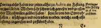 An illustration from Siebende Schiffahrt in das Goldreiche Königreich Guineam, in Africa gelegen, : so sonsten das Goldgestadt von Mina genan[n]t wird, welches von den Portugalesern vngefähr vor 200. Jahren erfunden, von den Holländern jnnerhalb 18. Jahren hero bekannt gemacht vnnd frequentirt, jetzt aber von ihnen erst recht erkündigt, vnnd in niderländischer Sprach beschrieben, da sie mit zweyen Schiffen auss demselben Lande Anno 1602. widerumb in Hollande ankommen. (1624)