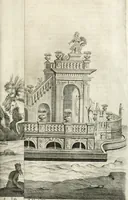 An illustration from Sieg-Streit dess Lufft vnd Wassers : Freuden-Fest zu Pferd zu dem glorwürdigisten Beyläger beeder kayserlichen Majestäten Leopoldi dess Ersten, römischen Kaysers ... vnd Margarita, gebohrner königlichen Infantin auss Hispanien : dargestellet in dero kayserlichen Residenz Statt Wienn (1667)