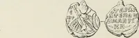 An illustration from Sigillographie de l'Empire byzantin (1884)