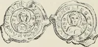 An illustration from Sigillographie de l'Empire byzantin (1884)