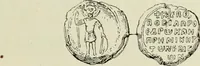 An illustration from Sigillographie de l'Empire byzantin (1884)