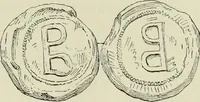 An illustration from Sigillographie de l'Empire byzantin (1884)