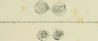 An illustration from Sigillographie de l'Empire byzantin (1884)