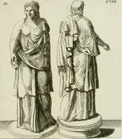 An illustration from Signa antiqua e museo Jacobi de Wilde : veterum poetarum carminibus illustrata et per Mariam filiam aeri inscripta (1700)