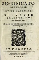 An illustration from Significato de i colori et de' mazzolli (1606)