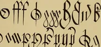 An illustration from The signist's book of modern alphabets, plain and ornamental, ancient and mediæval, from the eighth to the twentieth century, with numerals (1906)