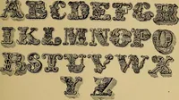 An illustration from The signist's book of modern alphabets, plain and ornamental, ancient and mediæval, from the eighth to the twentieth century, with numerals (1906)