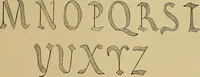 Picture 33 of 97 from The signist's book of modern alphabets, plain and ornamental, ancient and mediæval, from the eighth to the twentieth century, with numerals (1906), leaf 106