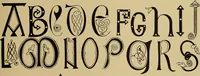 An illustration from The signist's book of modern alphabets, plain and ornamental, ancient and mediæval, from the eighth to the twentieth century, with numerals (1906)