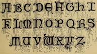 Picture 46 of 97 from The signist's book of modern alphabets, plain and ornamental, ancient and mediæval, from the eighth to the twentieth century, with numerals (1906), leaf 138