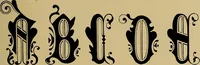 An illustration from The signist's book of modern alphabets, plain and ornamental, ancient and mediæval, from the eighth to the twentieth century, with numerals (1906)