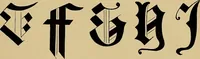 An illustration from The signist's book of modern alphabets, plain and ornamental, ancient and mediæval, from the eighth to the twentieth century, with numerals (1906)