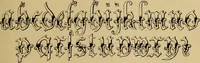 An illustration from The signist's book of modern alphabets, plain and ornamental, ancient and mediæval, from the eighth to the twentieth century, with numerals (1906)