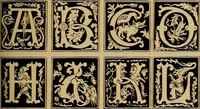 Picture 93 of 97 from The signist's book of modern alphabets, plain and ornamental, ancient and mediæval, from the eighth to the twentieth century, with numerals (1906), leaf 206