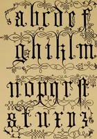 An illustration from The signist's book of modern alphabets, plain and ornamental, ancient and mediæval, from the eighth to the twentieth century, with numerals (1906)