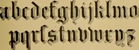 Picture 4 of 97 from The signist's book of modern alphabets, plain and ornamental, ancient and mediæval, from the eighth to the twentieth century, with numerals (1906), leaf 24