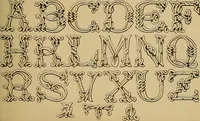 Picture 5 of 97 from The signist's book of modern alphabets, plain and ornamental, ancient and mediæval, from the eighth to the twentieth century, with numerals (1906), leaf 26
