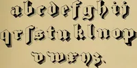 An illustration from The signist's book of modern alphabets, plain and ornamental, ancient and mediæval, from the eighth to the twentieth century, with numerals (1906)