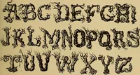 Picture 13 of 97 from The signist's book of modern alphabets, plain and ornamental, ancient and mediæval, from the eighth to the twentieth century, with numerals (1906), leaf 54