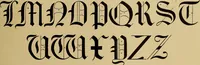 An illustration from The signist's book of modern alphabets, plain and ornamental, ancient and mediæval, from the eighth to the twentieth century, with numerals (1906)