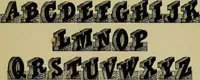 An illustration from Sign writing and glass embossing : a complete practical illustrated manual of the art, to which are added numerous alphabets (1890)