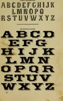 An illustration from Sign writing and glass embossing : a complete practical illustrated manual of the art, to which are added numerous alphabets (1890)