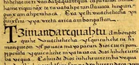 An illustration from Siguense unos breves sermones en la lengua de michuacan para cada domingo del ano fundados sobre un thema aunque por diversas materias, (1559)
