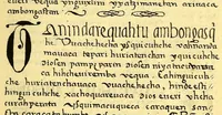 An illustration from Siguense unos breves sermones en la lengua de michuacan para cada domingo del ano fundados sobre un thema aunque por diversas materias, (1559)