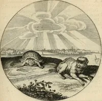 An illustration from Silenus Alcibiadis, sive, Proteus : vitae humanae ideam, emblemate trifariàm variato, oculis subijciens (1618)