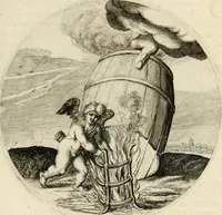 Picture 76 of 120 from Silenus Alcibiadis, sive, Proteus : vitae humanae ideam, emblemate trifariàm variato, oculis subijciens (1618), leaf 416