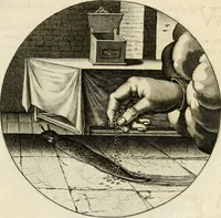 Picture 95 of 120 from Silenus Alcibiadis, sive, Proteus : vitae humanae ideam, emblemate trifariàm variato, oculis subijciens (1618), leaf 454