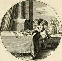 Picture 112 of 120 from Silenus Alcibiadis, sive, Proteus : vitae humanae ideam, emblemate trifariàm variato, oculis subijciens (1618), leaf 488