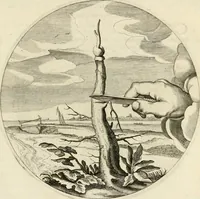 Picture 116 of 120 from Silenus Alcibiadis, sive, Proteus : vitae humanae ideam, emblemate trifariàm variato, oculis subijciens (1618), leaf 498