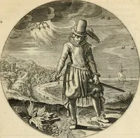 Picture 14 of 120 from Silenus Alcibiadis, sive, Proteus : vitae humanae ideam, emblemate trifariàm variato, oculis subijciens (1618), leaf 60