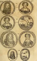 An illustration from Silesia numismatica, oder, Einleitung zu dem schlesischen Müntz-Cabinet : in welchem biss 368 Theils sehr alte rare und schöne, im Lande verfertigte Müntzen durch accurate Kupffer gewiesen, umbständlich erkläret und dabey viele in der schlesischen Historie begangene Fehler deutlich endecket werden (1711)