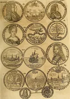 An illustration from Silesia numismatica, oder, Einleitung zu dem schlesischen Müntz-Cabinet : in welchem biss 368 Theils sehr alte rare und schöne, im Lande verfertigte Müntzen durch accurate Kupffer gewiesen, umbständlich erkläret und dabey viele in der schlesischen Historie begangene Fehler deutlich endecket werden (1711)