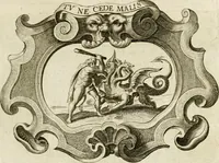 An illustration from Siluestri à Petrasancta Symbola heroica (1682)